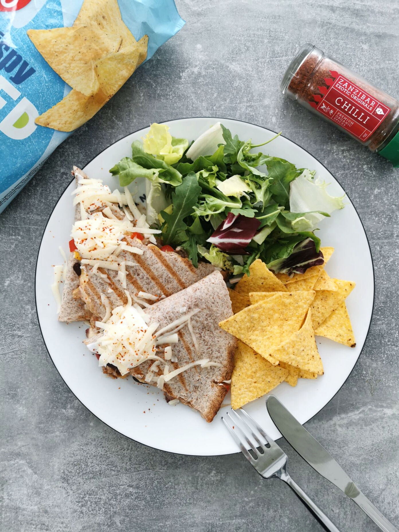 Zöldséges Quesadilla